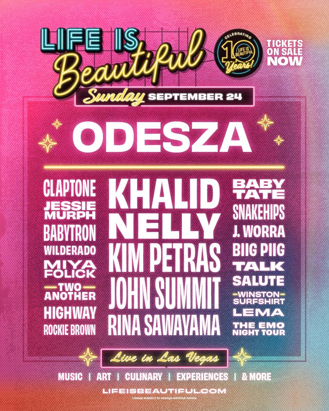 Life is Beautiful Festival 2023 | Las Vegas | September 22-24
